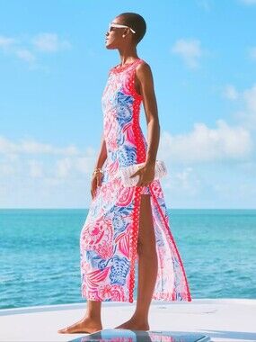 Lilly Pulitzer Sadie Maxi Romper Sz. 4 NWT